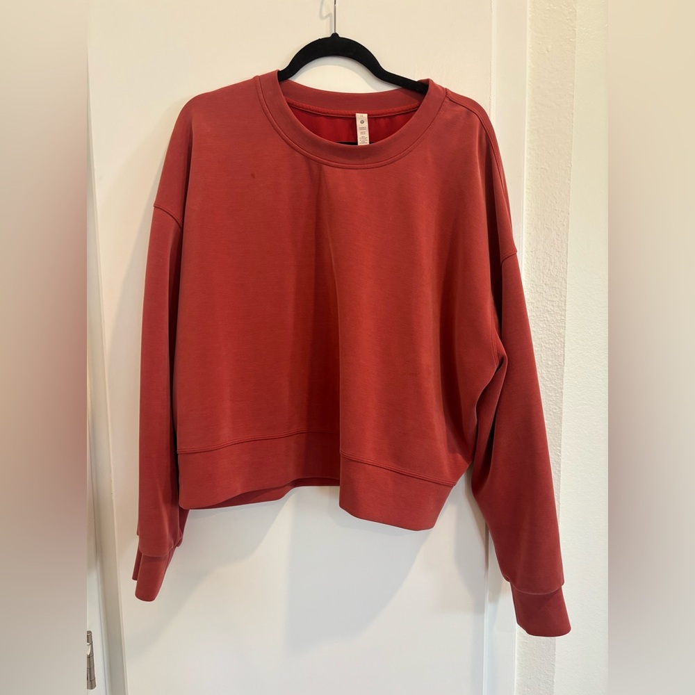 lululemon athletica Brick Red Sweatshirt